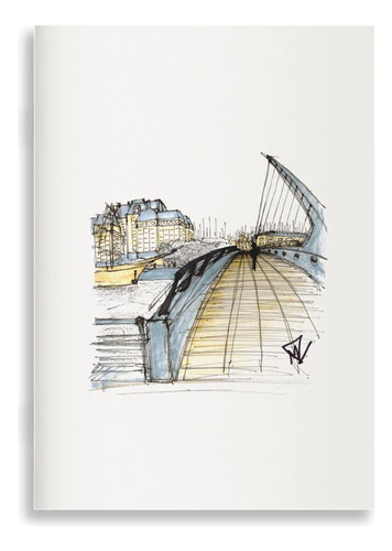 Libreta Ecologica Anotador A6 (15x10cm) Puente De La Mujer