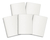 Libreta Blanca Tapa Lisa Ecológica - A6 Pack X 5 Unidades