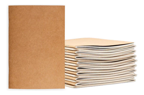 Libreta Tapa Lisa Ecológica - A5 Pack X 50 Unidades