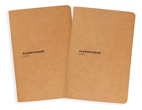 Planificador Mensual 2025 A5 15x21 - Eco Planner Pack X2