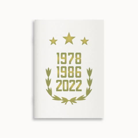 Argentina Campeón Eco Libreta Selección - A5 (15x21) Lisa