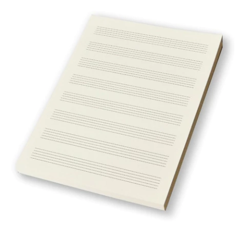 Resma Hoja Ecológica A5 Pentagramadas Anillar O Coser X 50 H