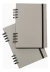 Cuaderno Universitario Gris A4 (21x30) 180 Hojas - Pack X2