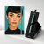 Kit Caderno Audrey Hepburn + Caneta Luxo Crown Starlight Esferográfica Azul Claro
