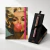 Kit Caderno Marilyn Bubble Gum + Caneta Luxo Crown Starlight Esferográfica Rosa Claro