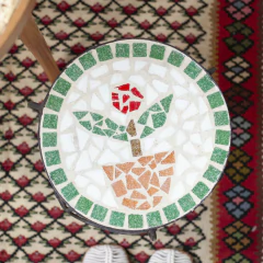 Banquinho mosaico