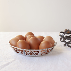 Cesta renda de prata