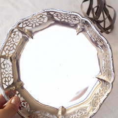 Imagem do Cesta renda de prata
