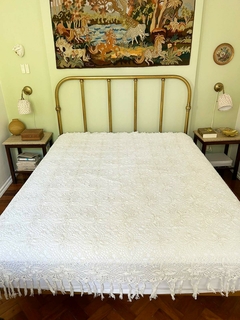 Colcha casal crochê