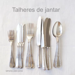 Faqueiro prata | completo 4 lugares | 44 peças na internet