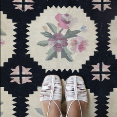 Kilim floral 144 x 212 cm na internet