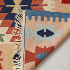 Kilim geométrico 120 x 189 cm - Gabinete Curadoria