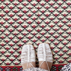Kilim Senneh rosinhas | 98 x 166 cm