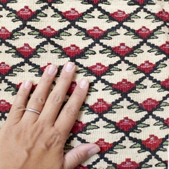 Kilim Senneh rosinhas | 98 x 166 cm - comprar online