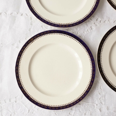 Conjunto pratos jantar Bleu de roi