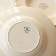 Conjunto pratos ingleses cestinha - comprar online