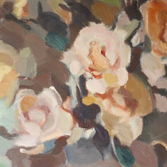 Quadro rosas - Gabinete Curadoria