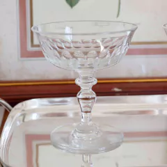 Par de taças cristal champanhe na internet