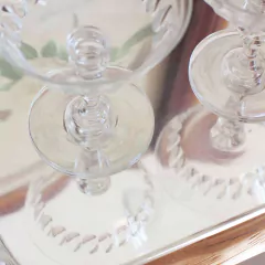 Par de taças cristal champanhe - loja online