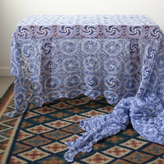Imagem do Toalha crochê azul