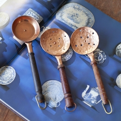 Trio colheres cobre