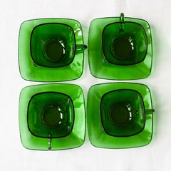 Conjunto xícaras americanas esmeralda - comprar online