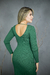 Imagem do Vestido Trico Modal Decote V, Fenda Lateral