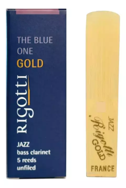 Palheta Rigotti Gold - The Blue One Clarone Baixo - 2,5