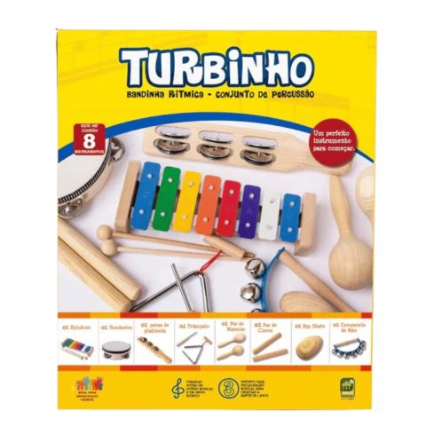 Kit Banda Ritmica Turbinho - 8 Instrumentos