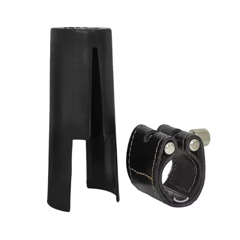 Abraçadeira De Couro Sax Tenor Boquilha de Massa C/ Ress