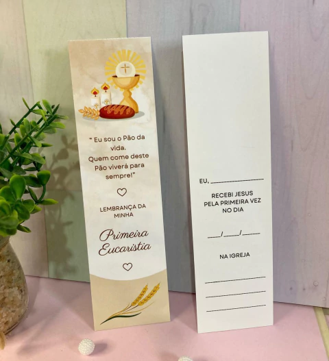 25 unid Cartões Lembrança Primeira Eucaristia - Pronta entrega - comprar online
