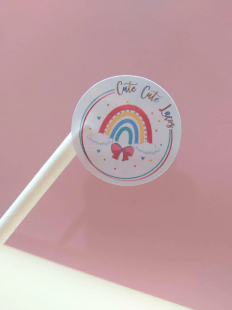 96 Adesivos 4cm - Personalizados com a sua logomarca - comprar online