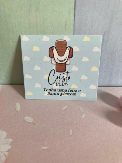 Mini Cartões -Tag sem furo - Páscoa Azul - Pronta entrega na internet