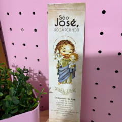 Marca Página Católico - São José - Marcador de Bíblia - Pronta Entrega - 25/50/100 unidades
