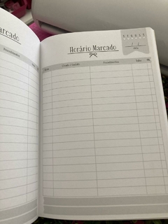 Caderno de agendamentos - comprar online