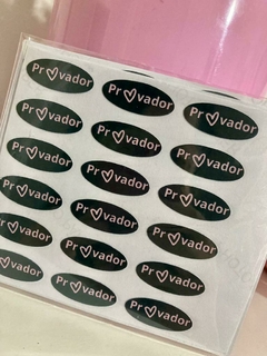 Adesivo -Provador - 100 unidades - Tag pra mim