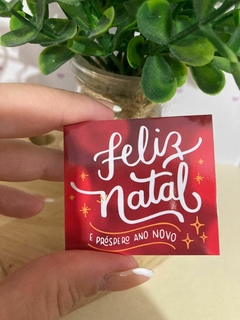 50 Mini Cartões - Tag Natal - pronta entrega