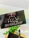 Cartões Feliz Aniversário "Preto" - comprar online