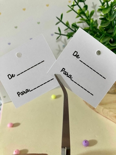 50 Mini Tags Príncipe e Princesa - Pronta entrega - comprar online
