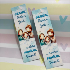 Marca Página Católico - Sagrada Família - Presépio - Pronta Entrega - 25/50/100 unidades