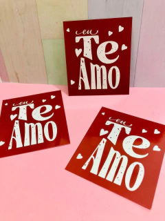 Cartões Namorados - Eu te amo - Pronta entrega - loja online