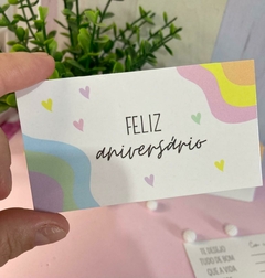 Cartões Feliz Aniversário "Color" - comprar online