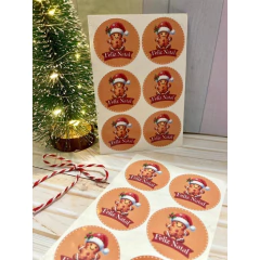 Adesivos Natalinos - Feliz Natal - 4cm - Pronta entrega - 24/48/96 unidades na internet