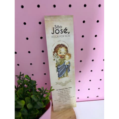 Marca Página Católico - São José - Marcador de Bíblia - Pronta Entrega - 25/50/100 unidades - Tag pra mim
