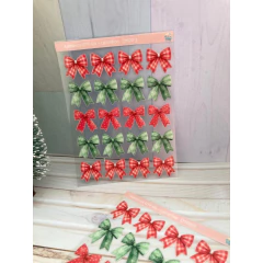 Adesivos DTF UV - Lacinhos de Natal - Pronta entrega na internet