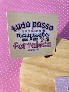 50 Mini Cartões Versículos Bíblicos - Pronta entrega na internet