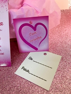 50 Mini Tags Com Carinho - Pronta entrega - comprar online