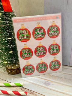 Adesivos DTF UV - Adesivos de Natal - Pronta entrega - loja online