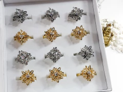 anillo nudo de bruja giratorio regulable antistress