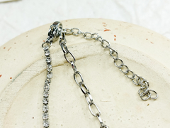 pulsera mixta con centro dije acero quirurgico en internet